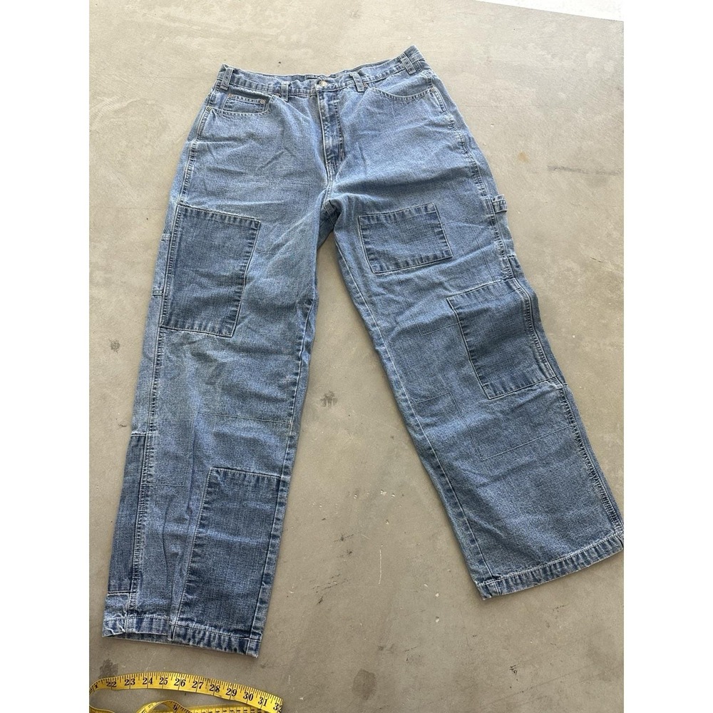 Vintage No Boundaries Men's JNCO Style Jeans Size: 34 In-Seam: 30"‎